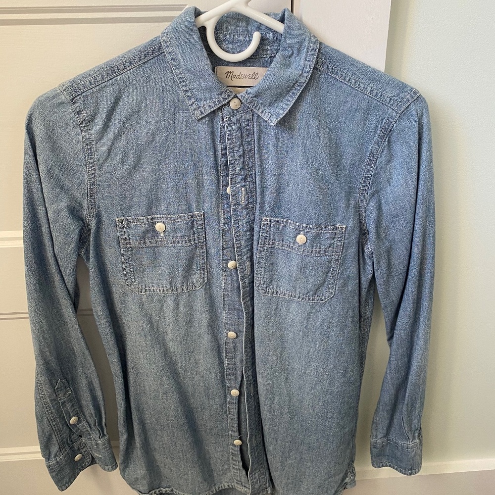 Madewell chambray shirt